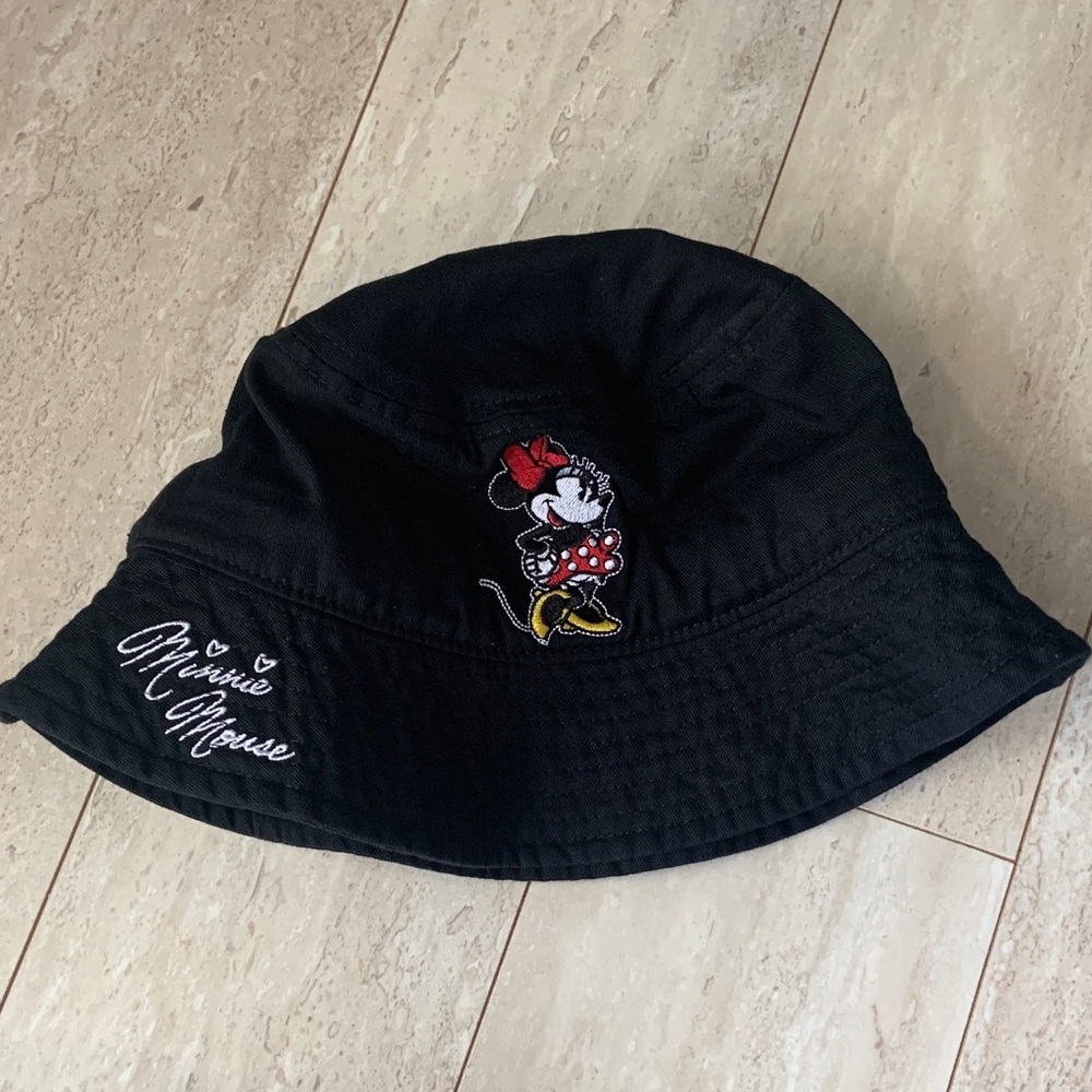 SALE! Disney Minnie Mouse Black Bucket Hat